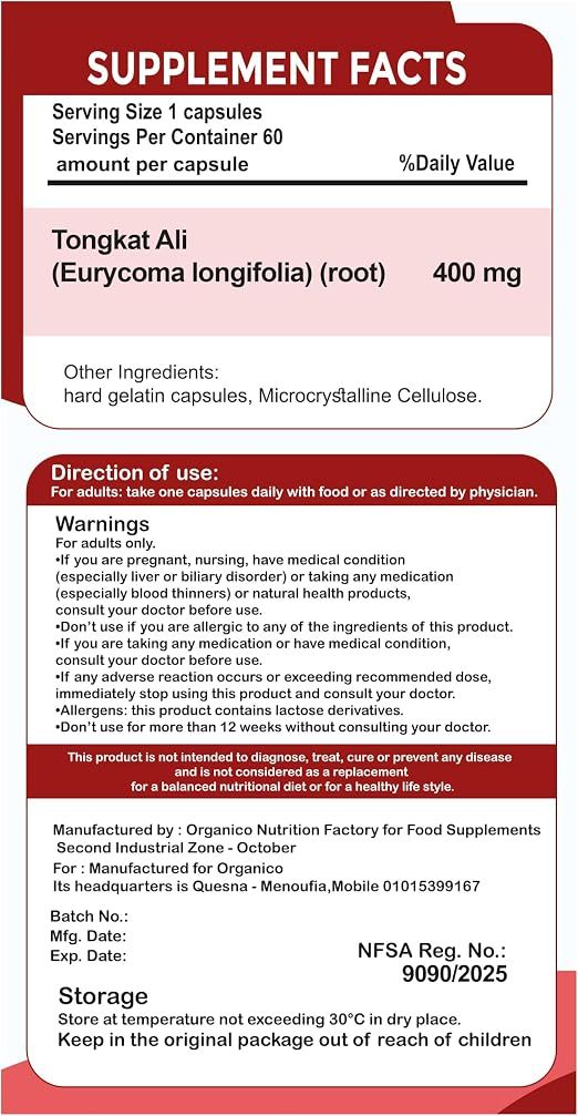 Tongkat Ali 400 mg