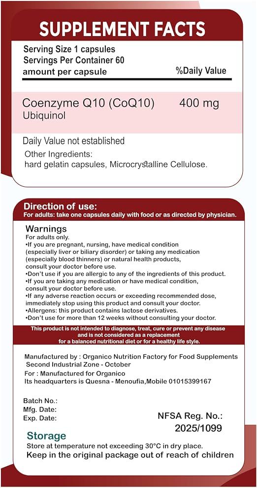 CoQ10 400 mg