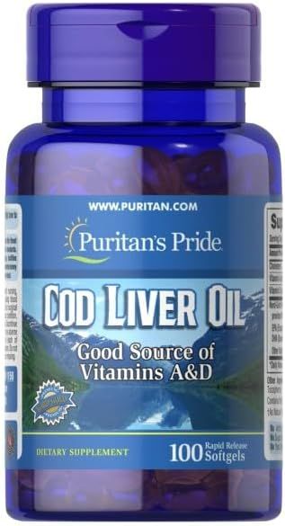 Cod Liver Oil 415 mg – 100 Softgels