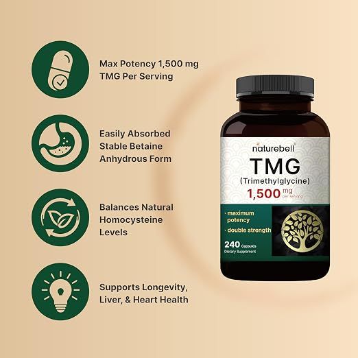 TMG 1,500 mg – 240 Capsules