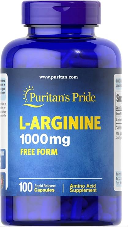 L-Arginine 1,000 mg – 100 Capsules
