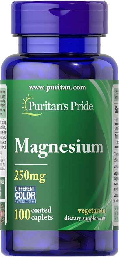 Magnesium 250 mg – 100 Caplets
