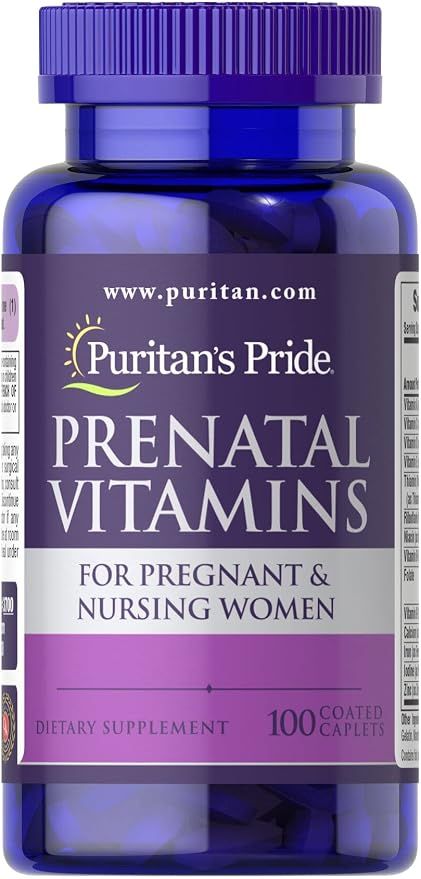 Prenatal Vitamins – 100 Caplets