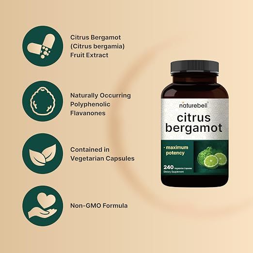 Natural Bell Citrus Bergamot - 240 Capsules