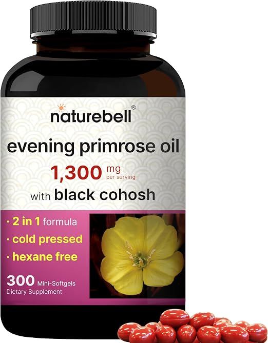 Evening Primrose Oil + Black Cohosh – 300 Softgels