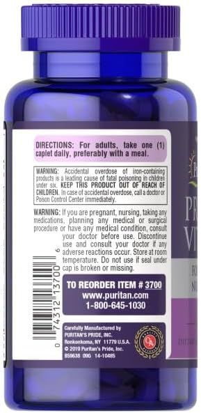 Prenatal Vitamins – 100 Caplets