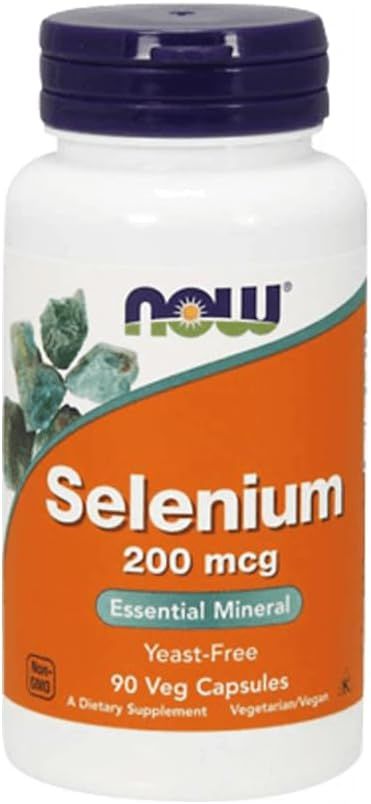 NOW Selenium 200 mcg - 90 Veg Capsules