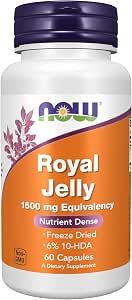 NOW Royal Jelly - 60 Veg Capsules